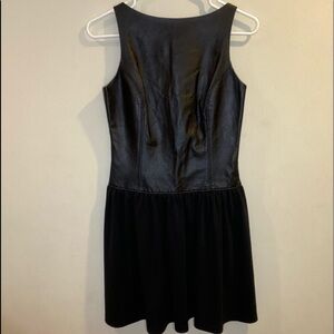 Susana Monaco top sheep leather dress